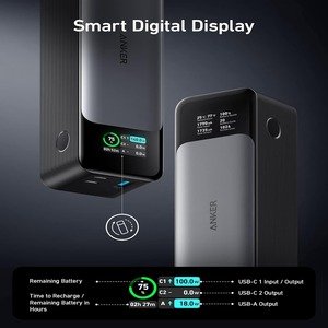 Anker Power Bank, 24,000mAh 3-Port Portable Charger